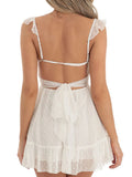 Robe corset blanche été