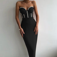 Robe corset noire serre taille