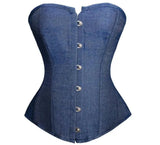 Corset en jean Denim