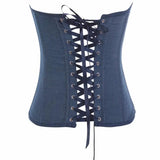 Corset en jean Denim