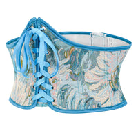 Ceinture Vintage Imprimée Florale bleu