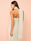 Robe corset Longue Élégante Dos Nu pour Femmes