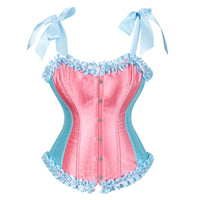 corset rose bonbon