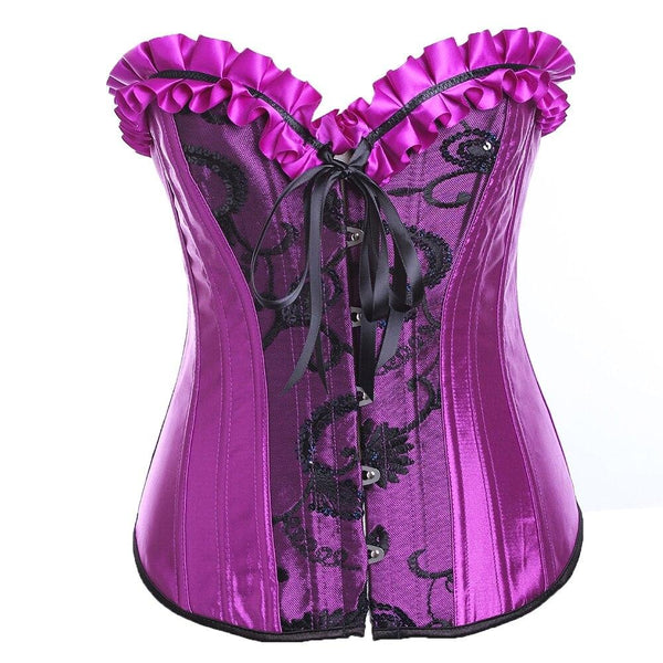 Corset Violet Noir