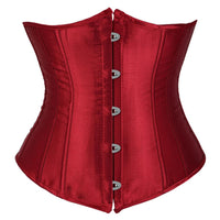 corset sous le buste rouge 