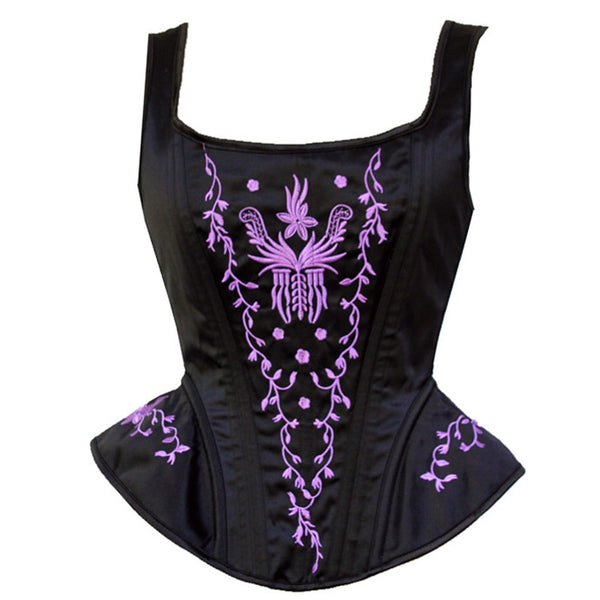 Corset Noir et Violet