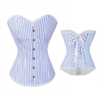 Corset Rayé Bleu