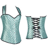 Corset Pois Vert à lacet