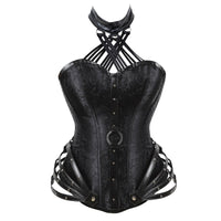 corset cuir médiéval