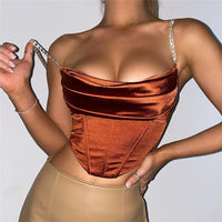 Haut Corset Satin