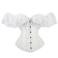 corset à manche et dentelle