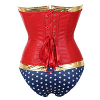 corset superwoman lacet