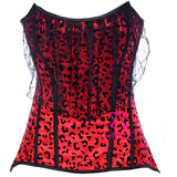 Corset Rouge Point Noir