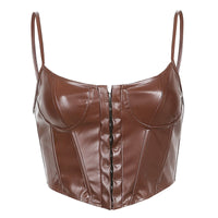 Haut Corset Marron