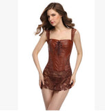 Corset Marron Steampunk