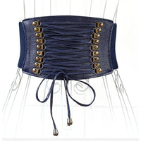 Ceinture Corset Bleu