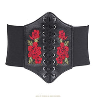 Ceinture Corset femme Fleuri