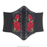 Ceinture Corset femme Fleuri