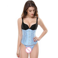 Corset en Spirale Bleu