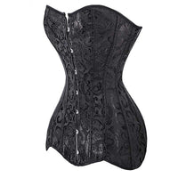 corset long noir