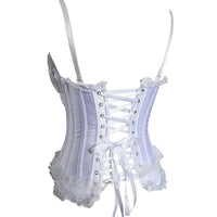 Corset Blanc Satin dos