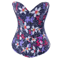 Corset à Fleur Violette