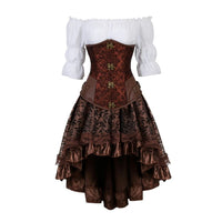 Robe Corset Marron