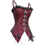 Corset femme Gothique Rayure