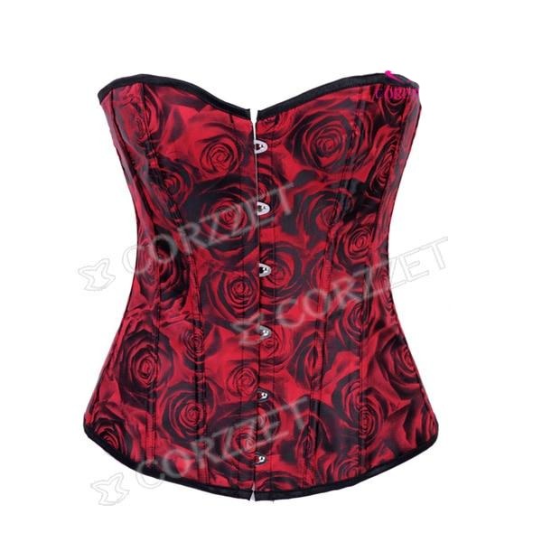 Corset Rose Rouge