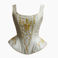 Corset Blanc Bustier Vintage