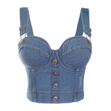 Haut Corset Jeans