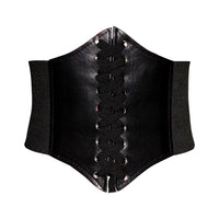 Corset Gothique à Lacet Noir