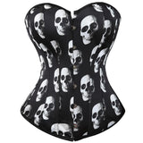 Corset tête de mort